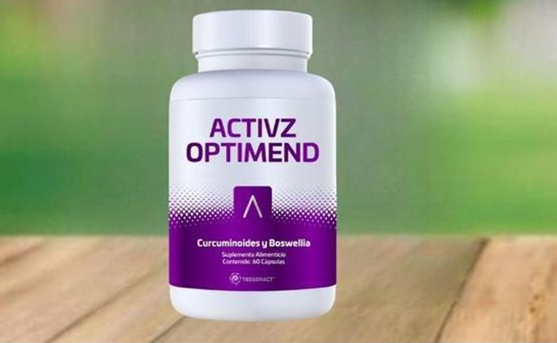 Frasco de ACTIVZ OPTIMEND con curcuminoides y boswellia